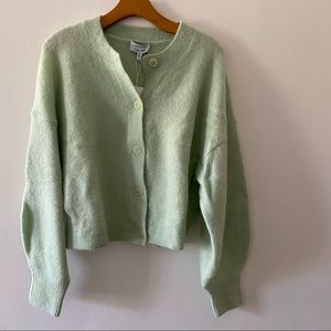 New with tags & other stories mint green sweater cardigan